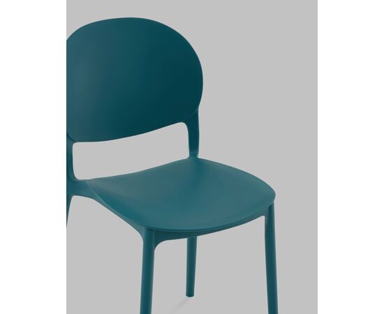 Стул Briny пластик темно-бирюзовый, изображение 8 | Интернет магазин мебели и декора LifeDekor