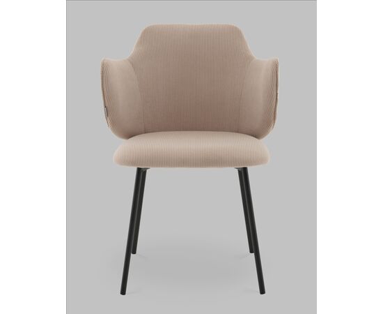 Стул Джиннет велюр бежевый, изображение 3 | Интернет магазин мебели и декора LifeDekor