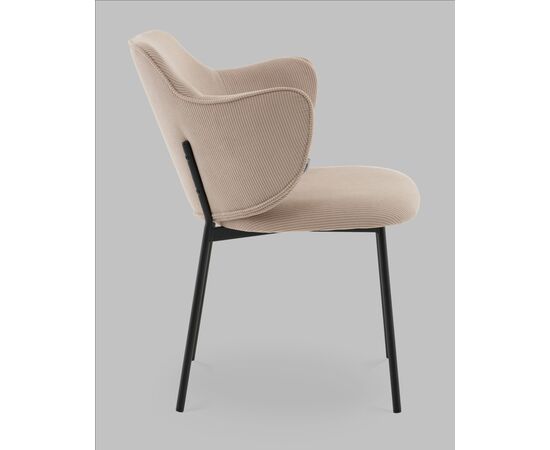 Стул Джиннет велюр бежевый, изображение 4 | Интернет магазин мебели и декора LifeDekor