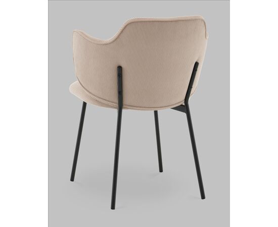 Стул Джиннет велюр бежевый, изображение 5 | Интернет магазин мебели и декора LifeDekor