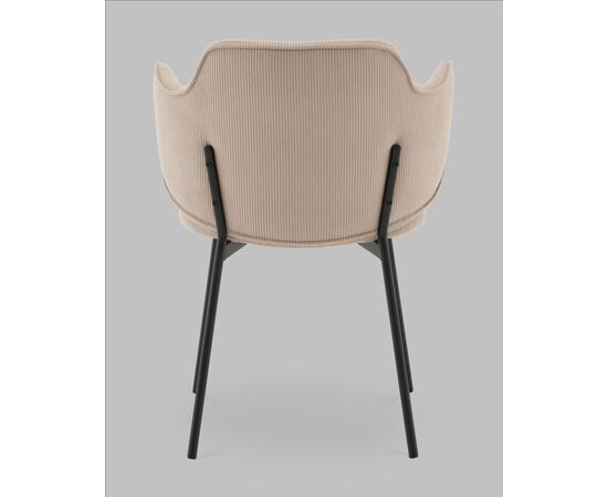 Стул Джиннет велюр бежевый, изображение 6 | Интернет магазин мебели и декора LifeDekor