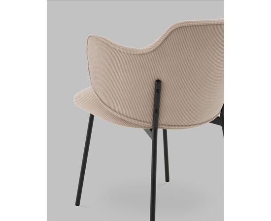 Стул Джиннет велюр бежевый, изображение 8 | Интернет магазин мебели и декора LifeDekor