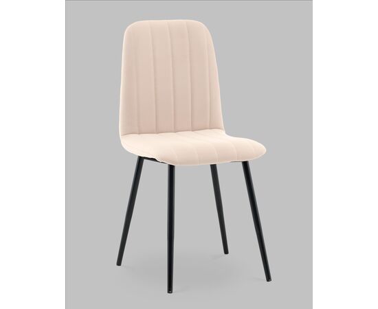 Стул Easy new велюр бежевый, изображение 2 | Интернет магазин мебели и декора LifeDekor