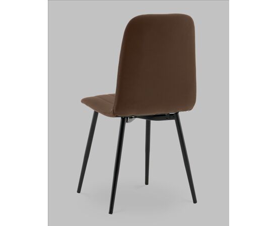 Стул Easy new велюр коричневый, изображение 6 | Интернет магазин мебели и декора LifeDekor