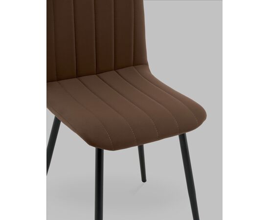 Стул Easy new велюр коричневый, изображение 8 | Интернет магазин мебели и декора LifeDekor