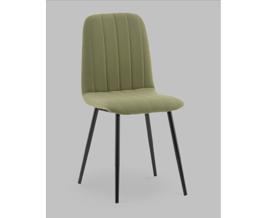 Стул Easy new велюр оливковый, изображение 2 | Интернет магазин мебели и декора LifeDekor