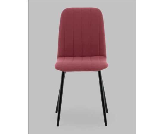 Стул Easy new велюр винный, изображение 2 | Интернет магазин мебели и декора LifeDekor