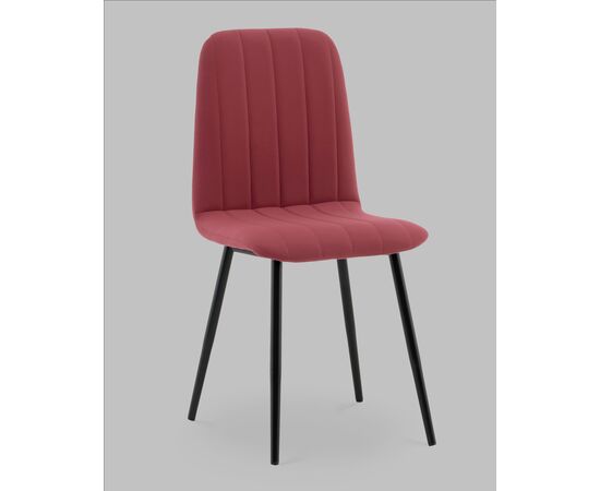 Стул Easy new велюр винный, изображение 3 | Интернет магазин мебели и декора LifeDekor