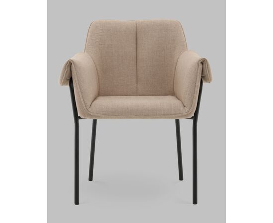 Стул Фальчин рогожка бежевый, изображение 3 | Интернет магазин мебели и декора LifeDekor