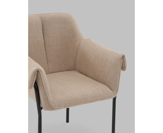 Стул Фальчин рогожка бежевый, изображение 8 | Интернет магазин мебели и декора LifeDekor