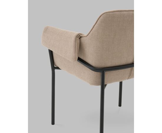 Стул Фальчин рогожка бежевый, изображение 7 | Интернет магазин мебели и декора LifeDekor