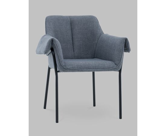 Стул Фальчин рогожка серый, изображение 2 | Интернет магазин мебели и декора LifeDekor