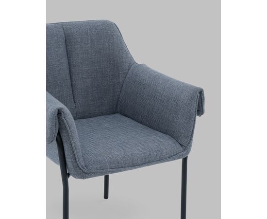 Стул Фальчин рогожка серый, изображение 8 | Интернет магазин мебели и декора LifeDekor