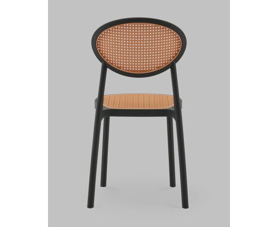 Стул Junie пластиковый чёрный, изображение 5 | Интернет магазин мебели и декора LifeDekor