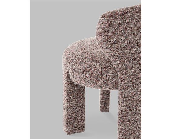 Стул Lainr бордовый меланж, изображение 7 | Интернет магазин мебели и декора LifeDekor