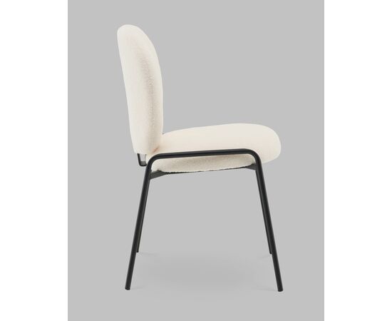 Стул Моллек букле молочный, изображение 4 | Интернет магазин мебели и декора LifeDekor