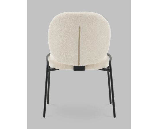 Стул Моллек букле молочный, изображение 5 | Интернет магазин мебели и декора LifeDekor