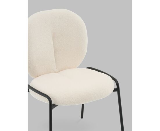 Стул Моллек букле молочный, изображение 8 | Интернет магазин мебели и декора LifeDekor