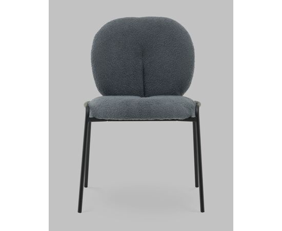 Стул Моллек букле темно-серый, изображение 3 | Интернет магазин мебели и декора LifeDekor