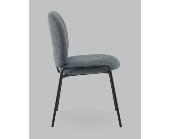 Стул Моллек букле темно-серый, изображение 4 | Интернет магазин мебели и декора LifeDekor