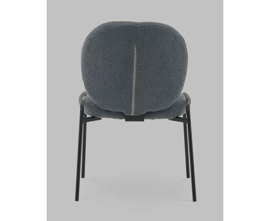 Стул Моллек букле темно-серый, изображение 5 | Интернет магазин мебели и декора LifeDekor