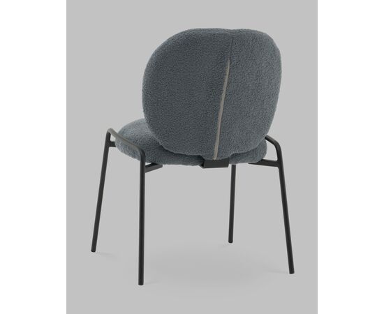 Стул Моллек букле темно-серый, изображение 6 | Интернет магазин мебели и декора LifeDekor