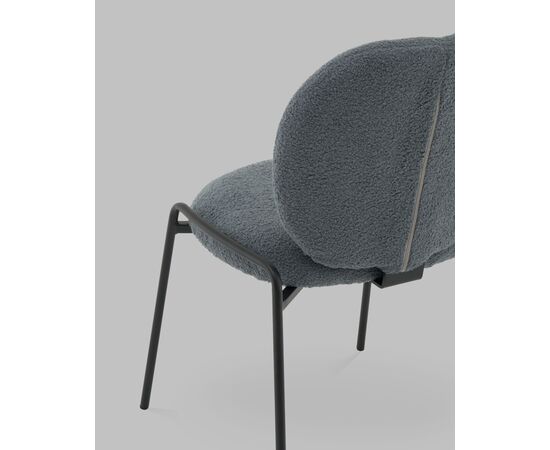 Стул Моллек букле темно-серый, изображение 7 | Интернет магазин мебели и декора LifeDekor