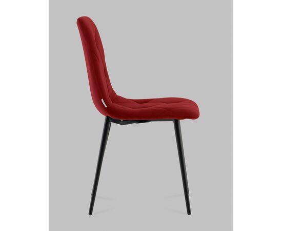 Стул Одди Diamond велюр красный, изображение 4 | Интернет магазин мебели и декора LifeDekor