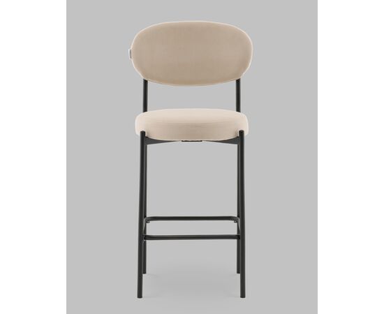 Стул Полубарный Бриф DD велюр бежевый, изображение 3 | Интернет магазин мебели и декора LifeDekor