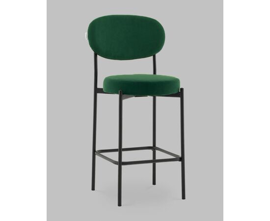 Стул Полубарный Бриф DD велюр зелёный, изображение 2 | Интернет магазин мебели и декора LifeDekor