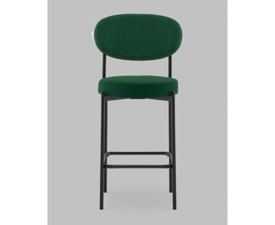Стул Полубарный Бриф DD велюр зелёный, изображение 3 | Интернет магазин мебели и декора LifeDekor
