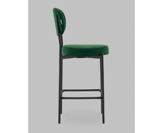 Стул Полубарный Бриф DD велюр зелёный, изображение 4 | Интернет магазин мебели и декора LifeDekor