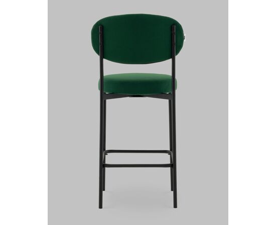 Стул Полубарный Бриф DD велюр зелёный, изображение 5 | Интернет магазин мебели и декора LifeDekor