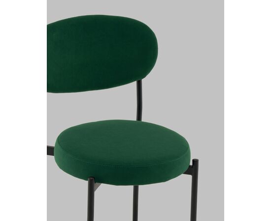 Стул Полубарный Бриф DD велюр зелёный, изображение 7 | Интернет магазин мебели и декора LifeDekor