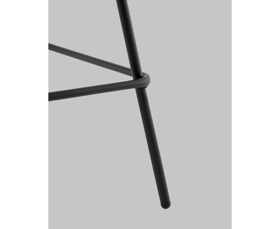 Стул полубарный Фуриоса экокожа чёрный, изображение 10 | Интернет магазин мебели и декора LifeDekor