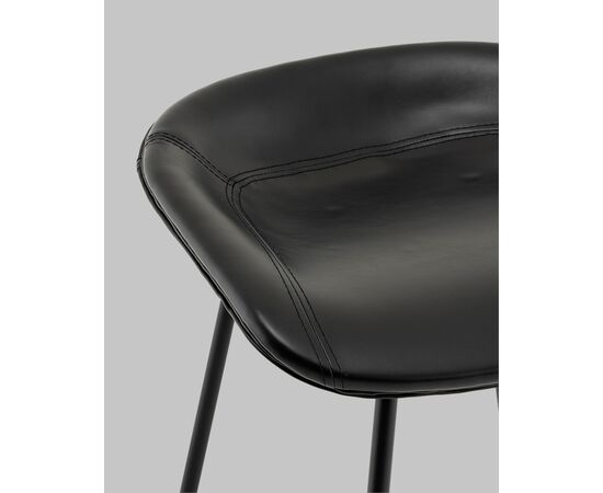 Стул полубарный Фуриоса экокожа чёрный, изображение 8 | Интернет магазин мебели и декора LifeDekor
