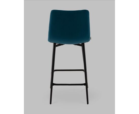 Стул полубарный Одди Diamond велюр синий, изображение 5 | Интернет магазин мебели и декора LifeDekor