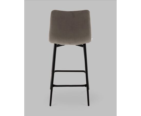 Стул полубарный Одди Diamond велюр темно-серый, изображение 7 | Интернет магазин мебели и декора LifeDekor