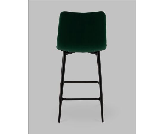 Стул полубарный Одди Diamond велюр темно-зеленый, изображение 5 | Интернет магазин мебели и декора LifeDekor