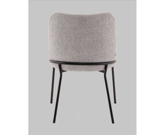 Стул с подлокотниками Кози new ткань букле серый, изображение 6 | Интернет магазин мебели и декора LifeDekor