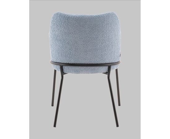 Стул с подлокотниками Кози new ткань букле синий, изображение 6 | Интернет магазин мебели и декора LifeDekor