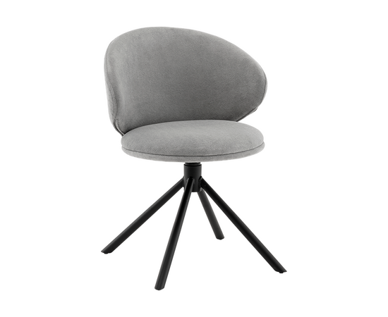 Стул Труфальд велюр светло-серый | Интернет магазин мебели и декора LifeDekor