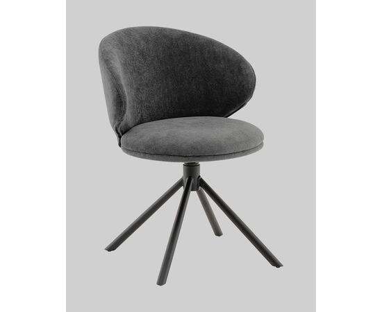 Стул Труфальд велюр темно-серый, изображение 2 | Интернет магазин мебели и декора LifeDekor