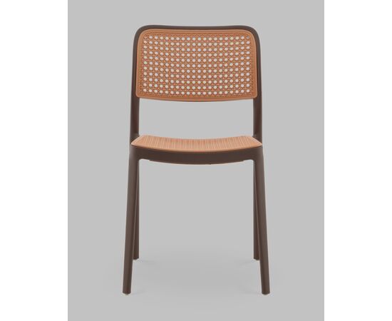 Стул Yona пластиковый коричневый, изображение 3 | Интернет магазин мебели и декора LifeDekor