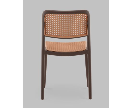 Стул Yona пластиковый коричневый, изображение 5 | Интернет магазин мебели и декора LifeDekor