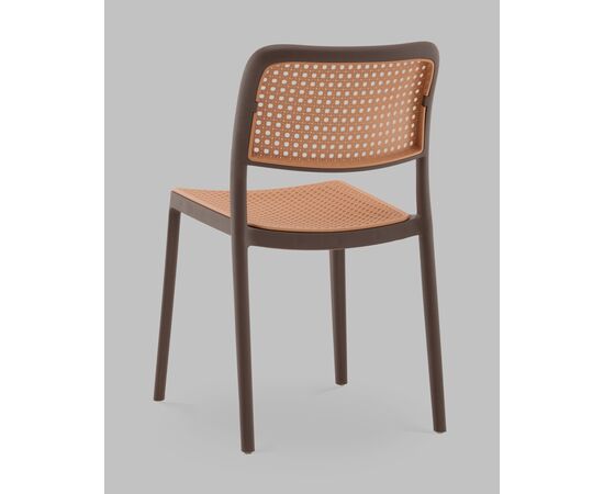Стул Yona пластиковый коричневый, изображение 6 | Интернет магазин мебели и декора LifeDekor