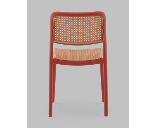 Стул Yona пластиковый красный, изображение 5 | Интернет магазин мебели и декора LifeDekor