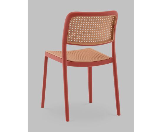 Стул Yona пластиковый красный, изображение 6 | Интернет магазин мебели и декора LifeDekor