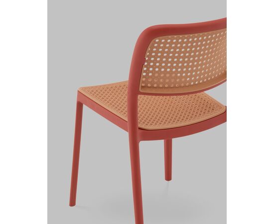 Стул Yona пластиковый красный, изображение 7 | Интернет магазин мебели и декора LifeDekor
