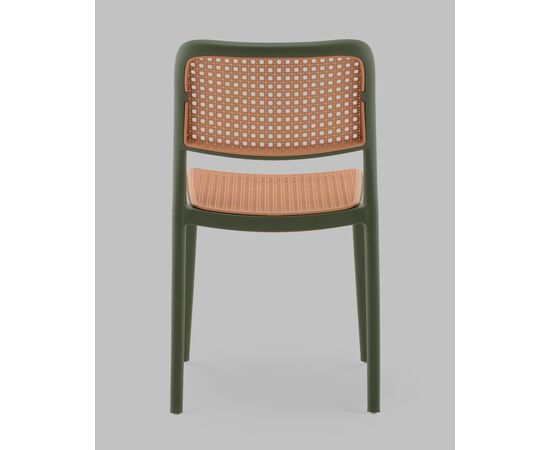 Стул Yona пластиковый зелёный, изображение 5 | Интернет магазин мебели и декора LifeDekor